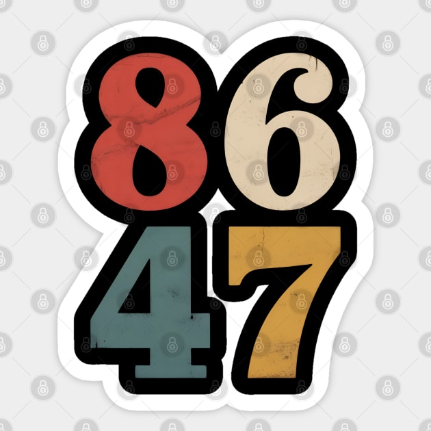 8647 Sticker by Creatifly Graphic Tees